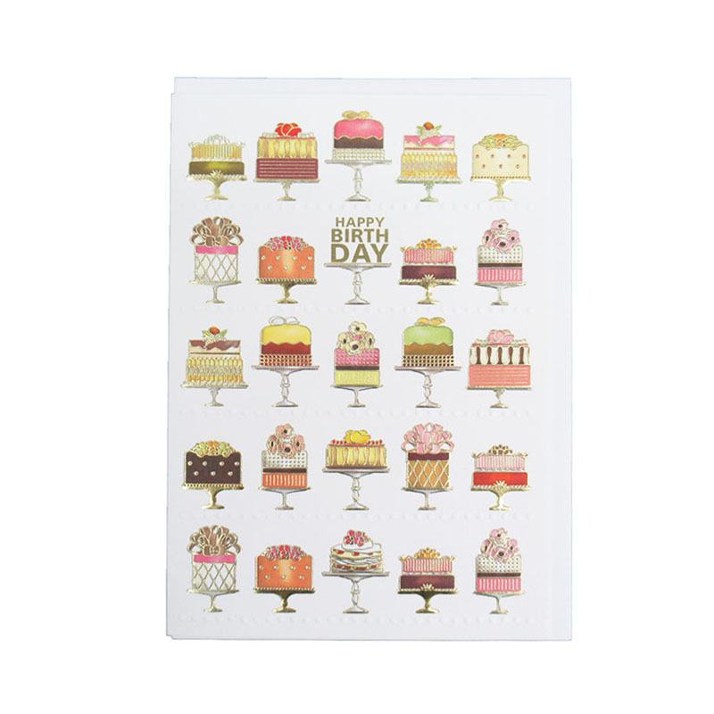 QUIRE オランダ製 グリーディングカード/Many Cakes